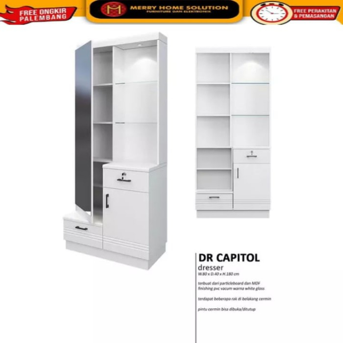 Meja rias siantano capitol dresser