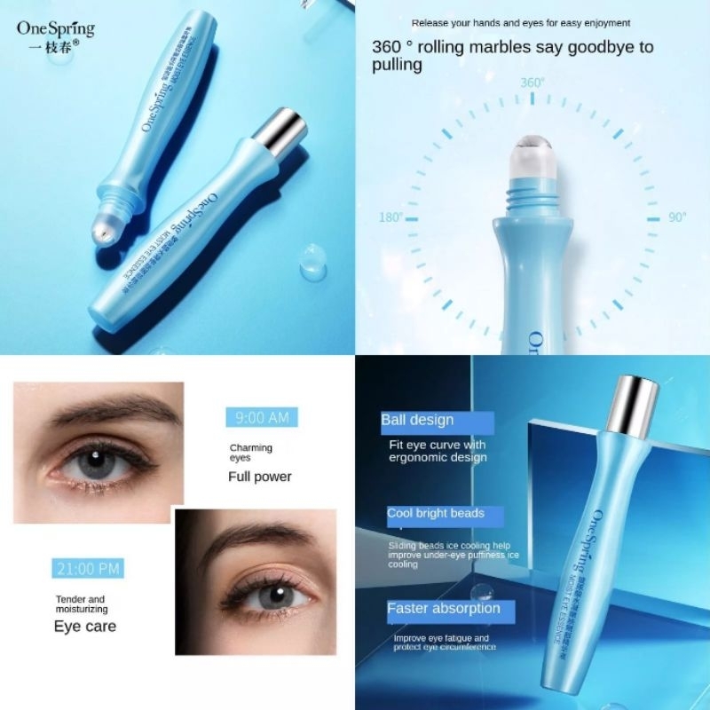 Serum Mata Panda Eye Roll On One Spring Original Penghilang Kantung Mata Dan Anti Kerut 15ml 0S-111