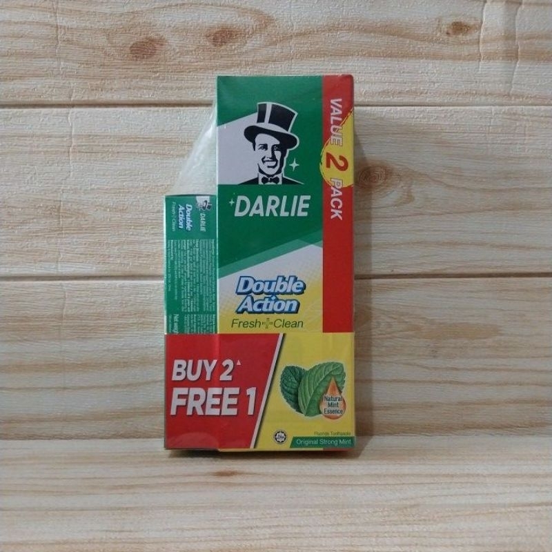 Pasta Gigi Darlie Malaysia Twin Pack 225gr × 2 + (Free 75gr)