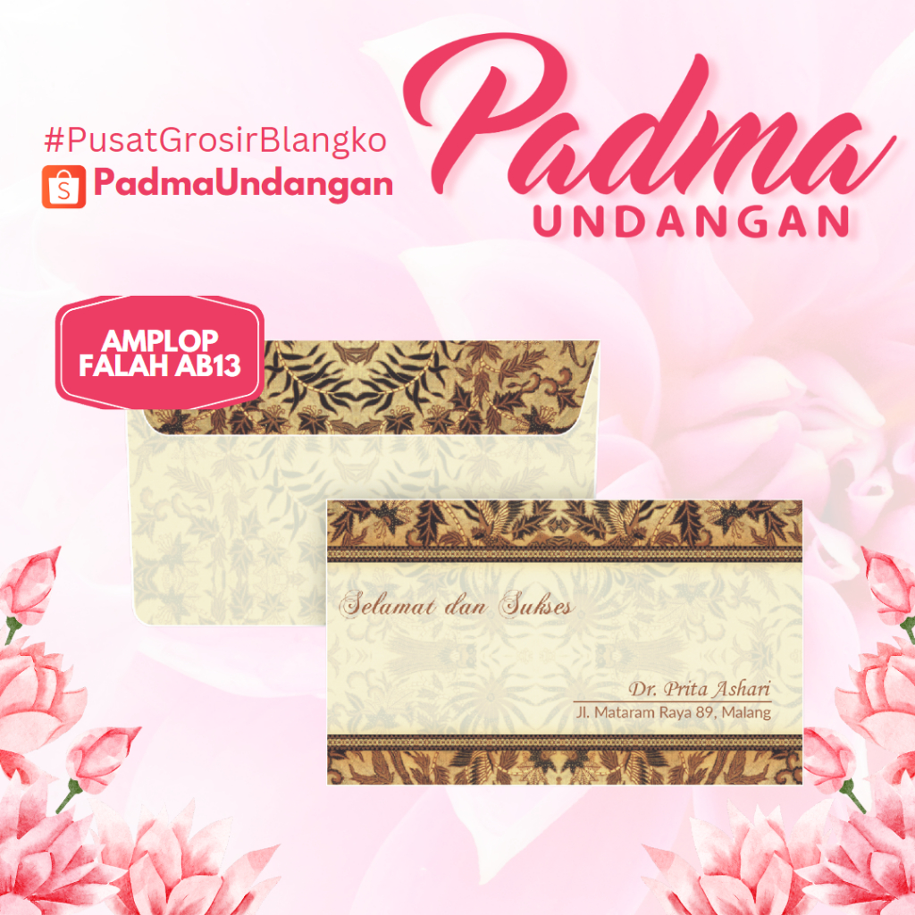 

Amplop Falah AB-14 | PadmaUndangan