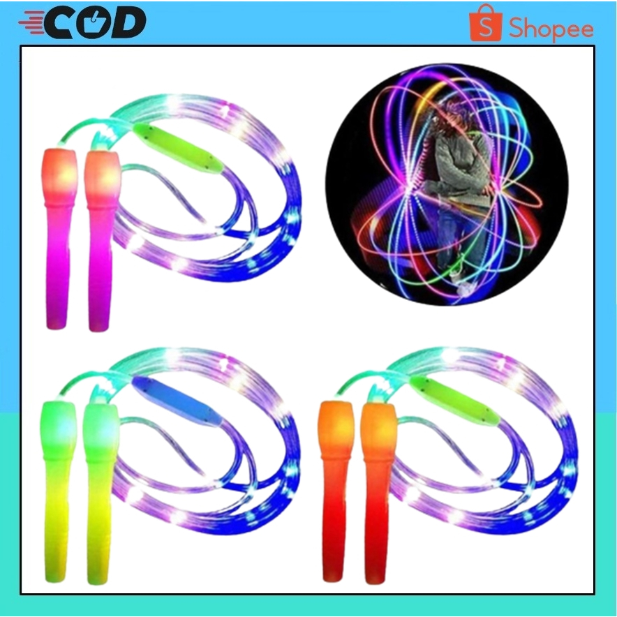 Tali Lompat Skipping Rope LED Skipping LED Mainan Lompat Tali Lampu