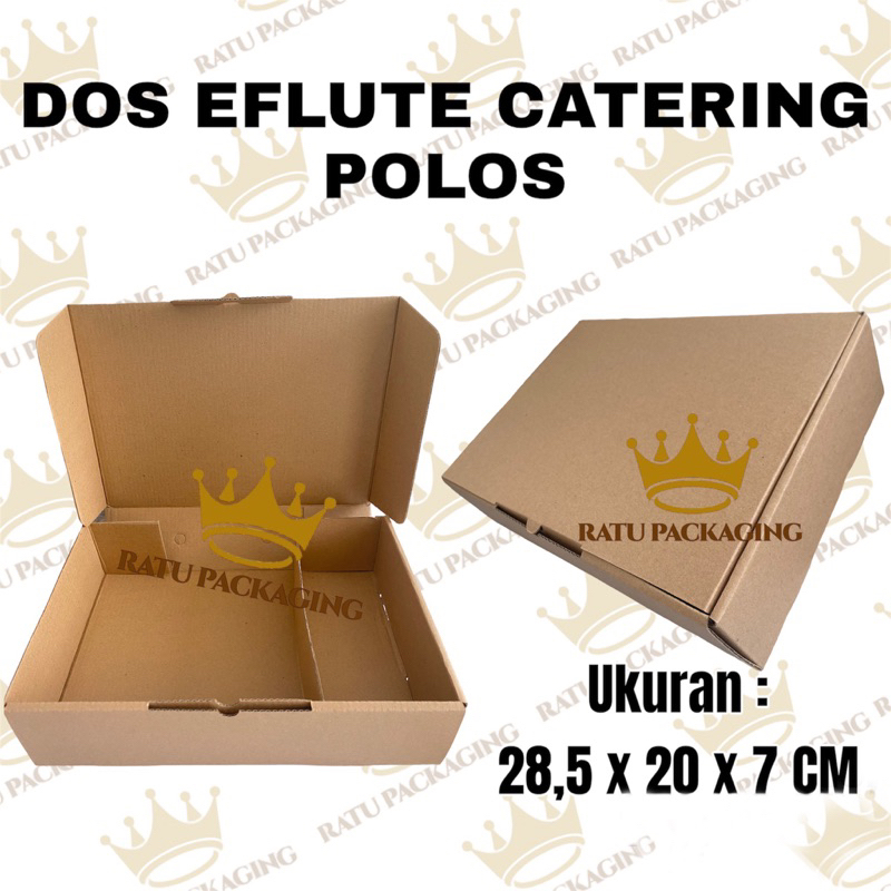 

RATU | DOS EFLUTE TEBAL CATERING POLOS KARTON BOX KOTAK HAMPERS KUE NASI