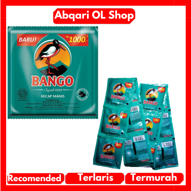 

Bango Kecap Manis Soy Sauce Dengan Kedelai Hitam Berkualitas Kemasan Sachet 18ml Satuan