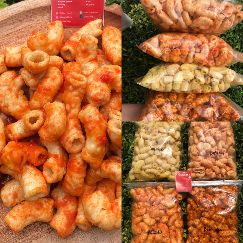 

MAKARONI MEKAR (250gr) BUMBU BASAH/ MACARONI MEKAR VIRAL / JAJAN PEDAS /JAJAN JADUL Rizkimelshop.id