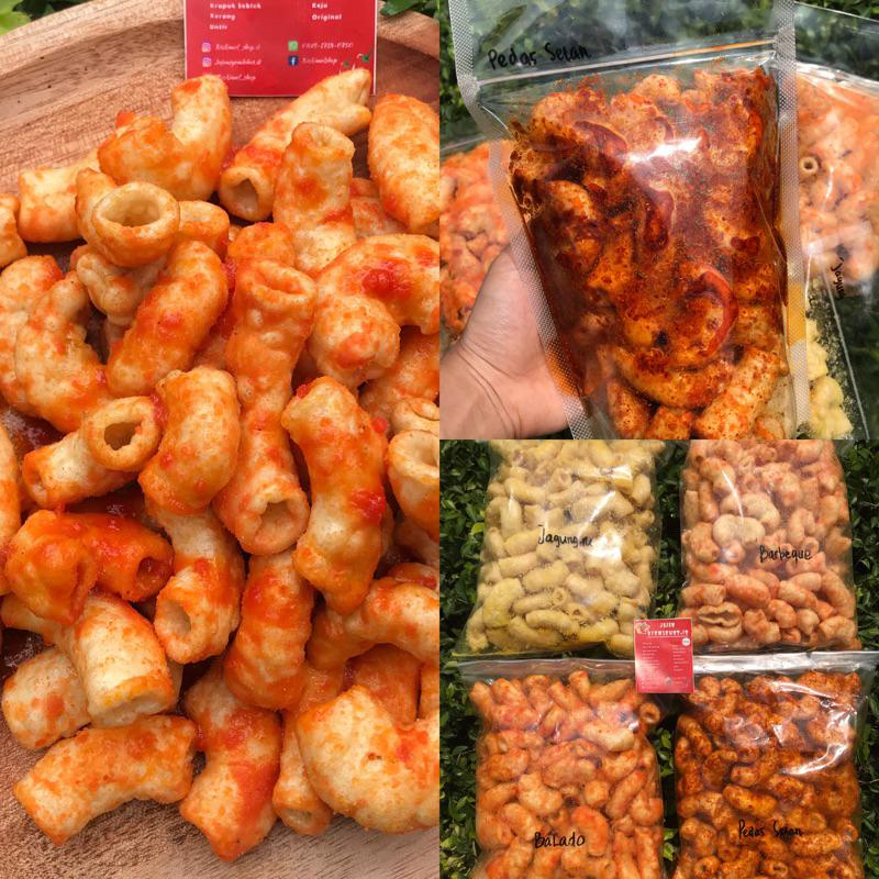 

MAKARONI MEKAR (80gr) BUMBU BASAH/ MACARONI MEKAR VIRAL / JAJAN PEDAS /JAJAN JADUL Rizkimelshop.id