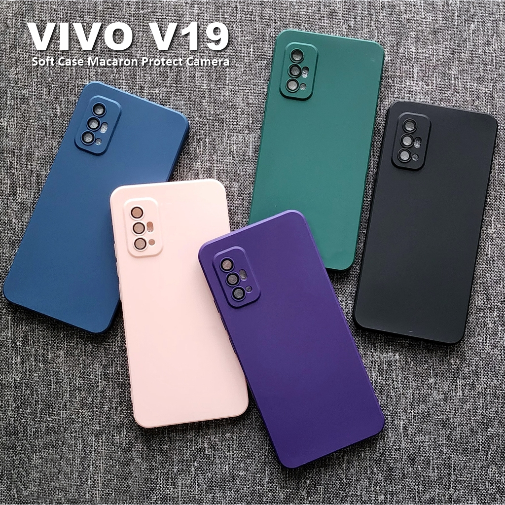 Vivo V19 Vivo V20 V21 V21 4G Vivo V15 Soft Case Macaron Protect Camera
