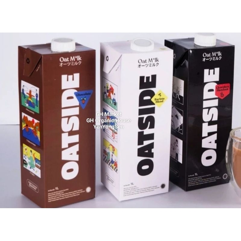 

Susu OatSide 1 L Barista Blend Oat Milk Oat Side New BestSeller & Enak