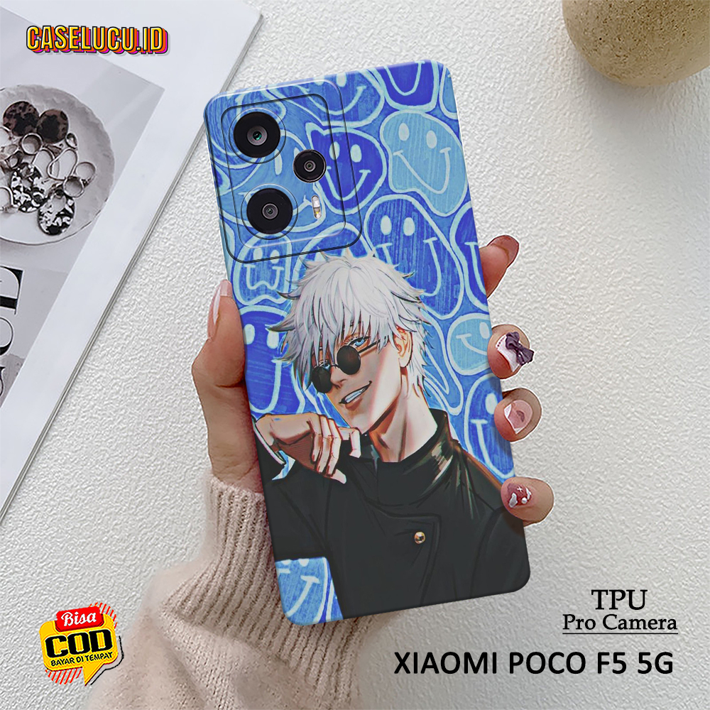 Softcase Hp Xiaomi Poco F5 5G Terbaru - Fashion Case Anime - Case Xiaomi Poco F5 5G  - Casing Hp Xia