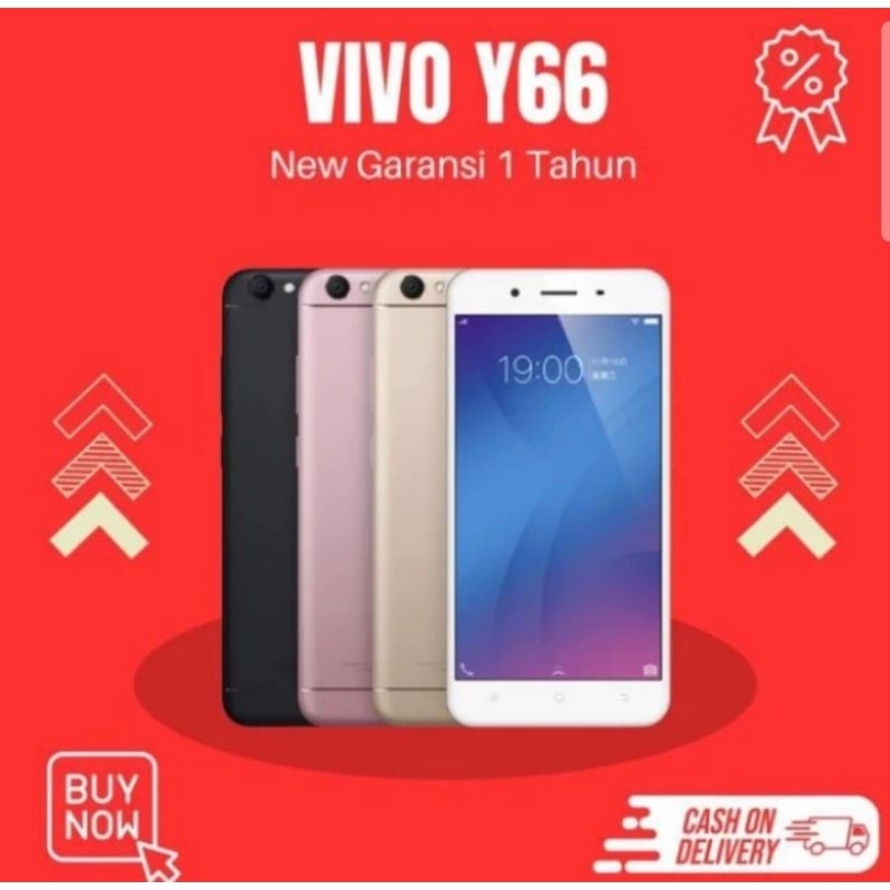 VIVO Y66 RAM 4/64GB NEW SEGEL GARANSI 1 TAHUN - Y66