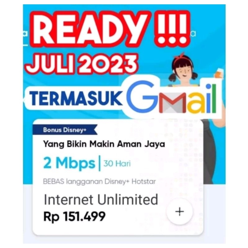 Kartu By.U 2mbps include gmail