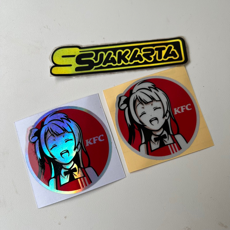 STIKER STICKER KFC KOTORI FRIED CHICKEN Love Live PRINCUTT