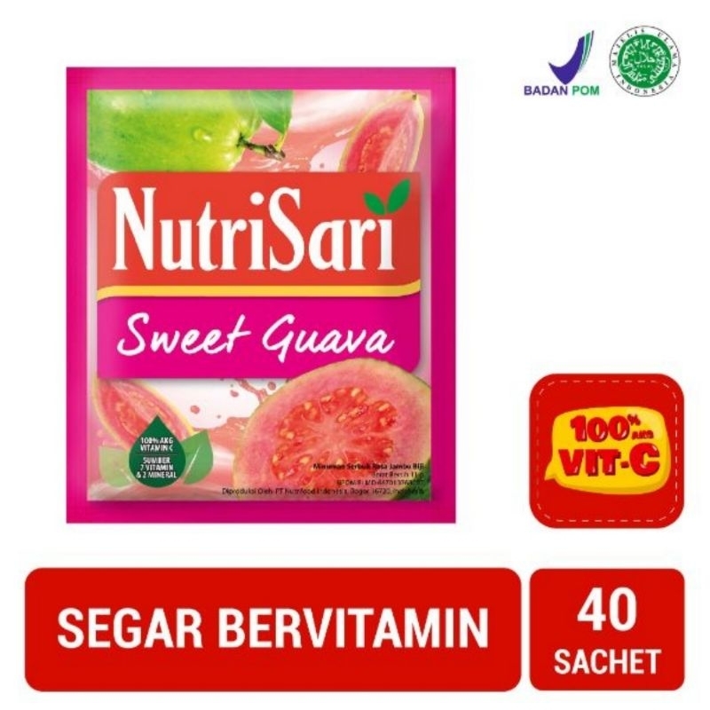 

Nutrisari Sweet Guava [40 Sachet]