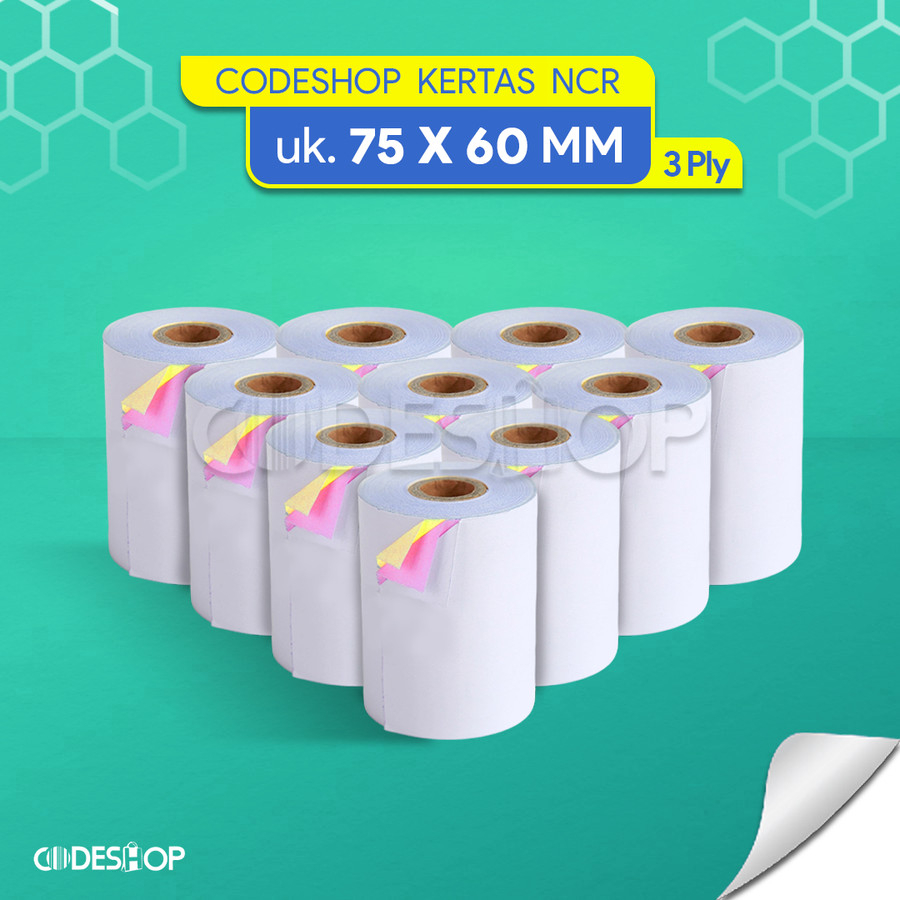 

Struk Kasir NCR 3 Ply Isi 10 Roll