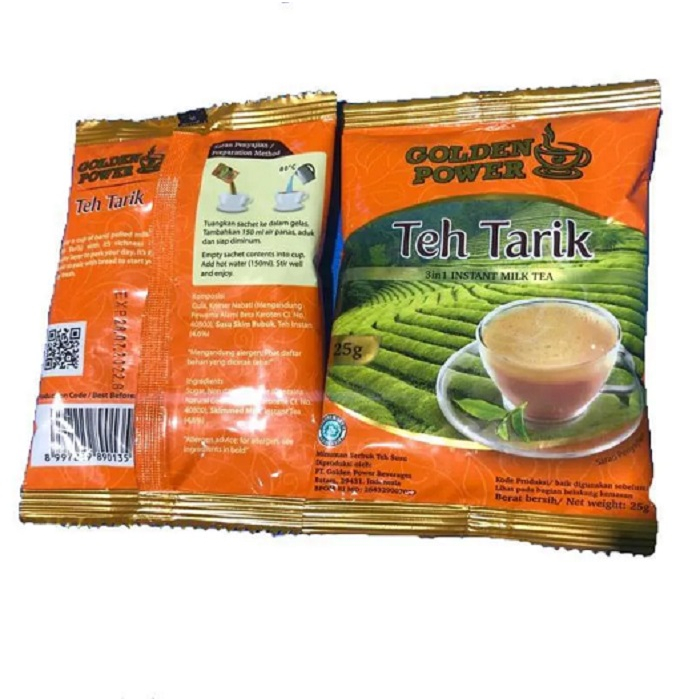 

Golden Power Teh Tarik Instant Milk Tea / Strong Coffeemix Renceng 10 sachet Kopi / Teh Tarik Renteng Milk Tea