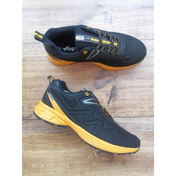 Unik FORCE Diskon Running Hitam - Shoes Lari Sepatu 2 Orange Pria Men Olahraga for 38 EAGLE