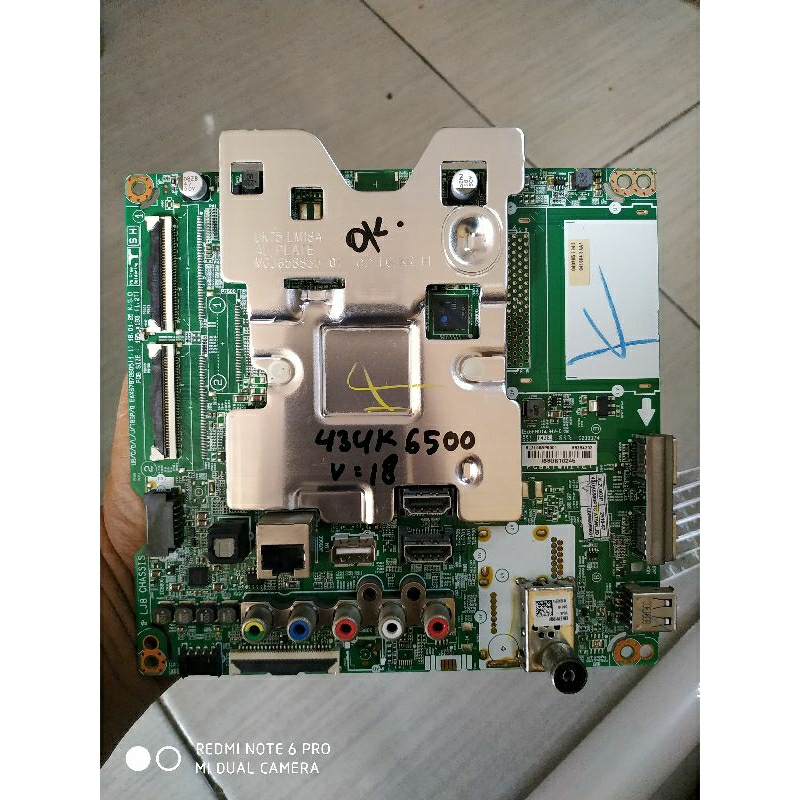 MB - MAINBOARD - MOTHERBOARD - LG - 43UK6500PTC - 43UK6500