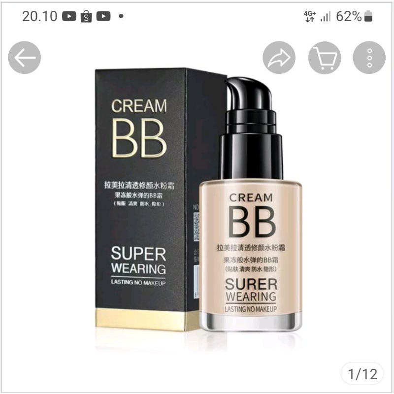 LAMEILA 1001 BB CREAM FOUNDATION CONCEALER SUPER WEARING LASTING