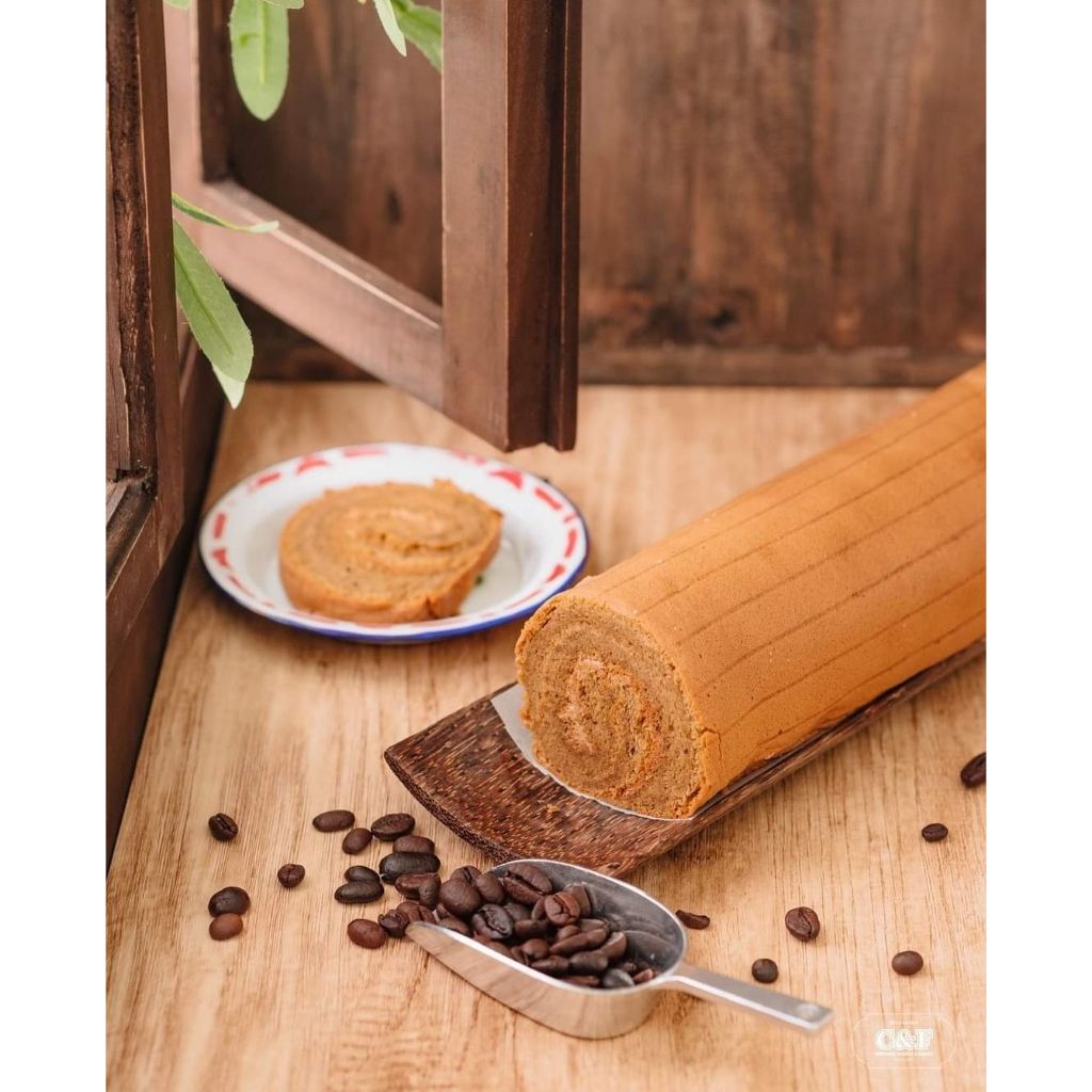 

KUE BOLU GULUNG MEDAN C&F PREMIUM - RASA KOPI CLASSIC 33 CM