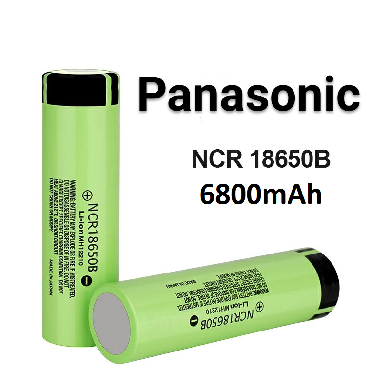 PANASONIC NCR18650A | 6800mAh | 18650 Baterai  4.87A 2Pcs Original