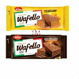 

Wafello Wafer Coklat/caramel Eceran 1000/pak isi10 pcs