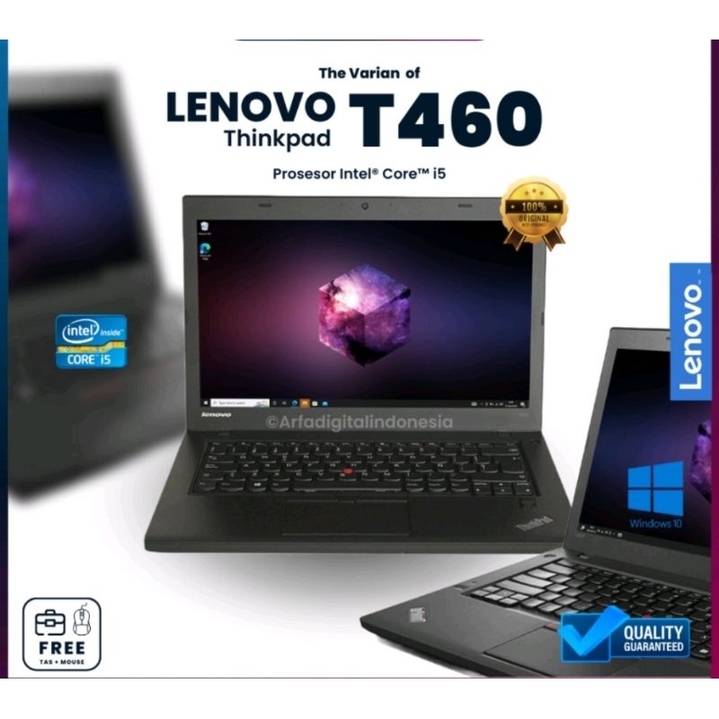 Laptop Lenovo Thinkpad T460 Gen 6 Core i5  Ram 8 GB SSD 128 GB mulus
