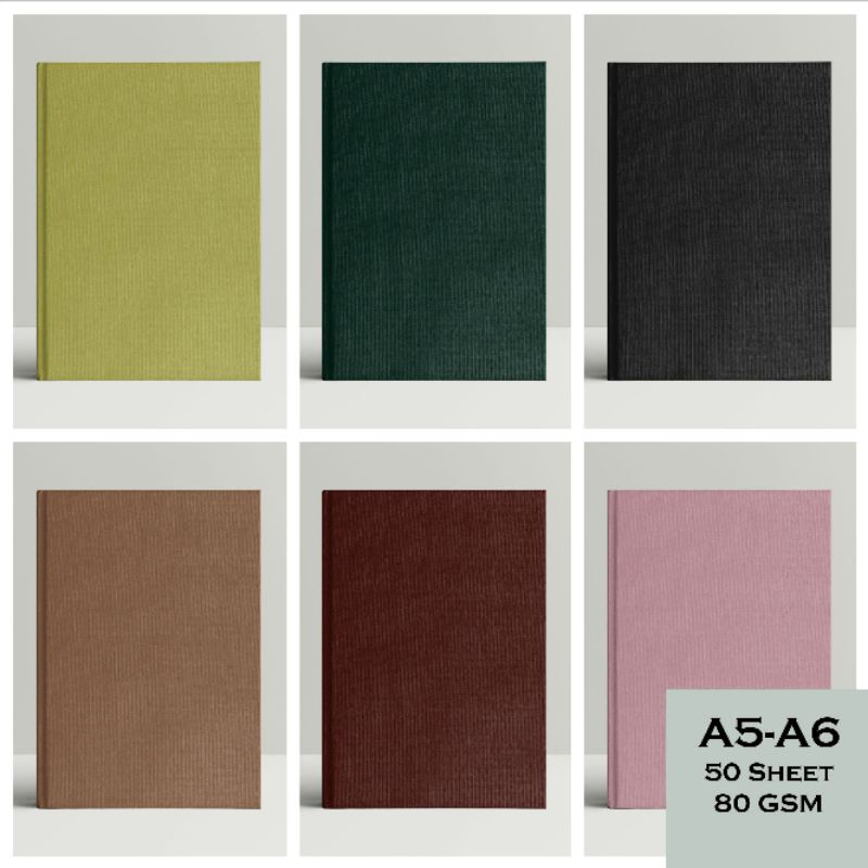 

NOTEBOOK HARDCOVER A5 - A6