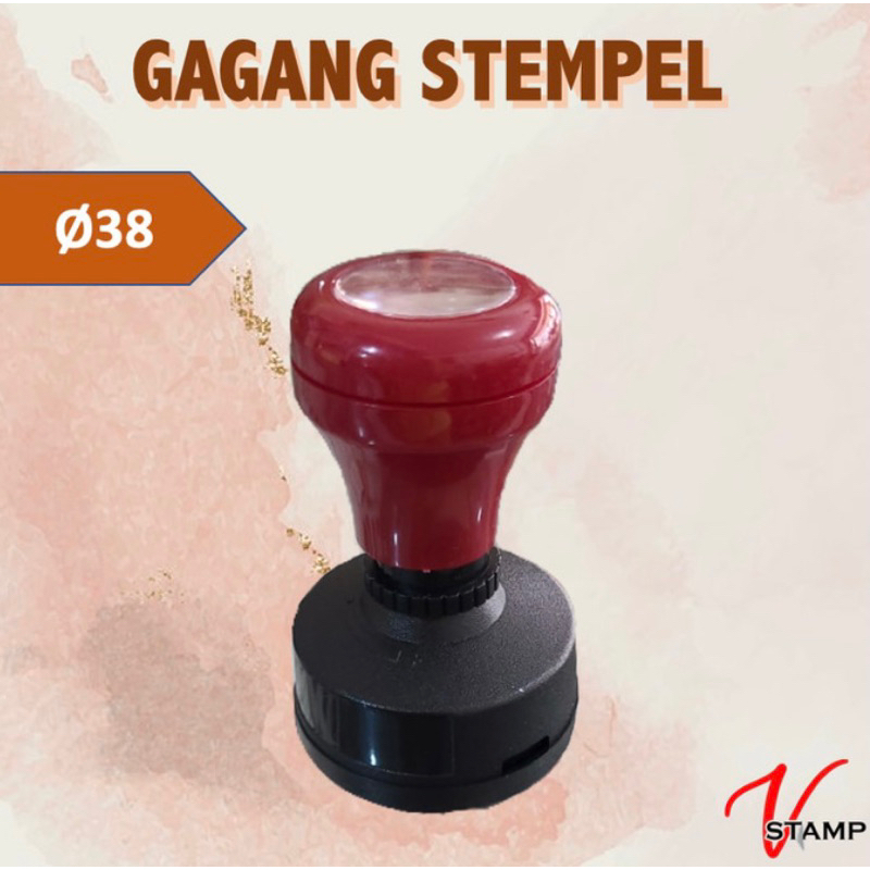 

Gagang Stempel Warna Bulat Diameter 38 / Handle Stampel Bulat CB 3,8 cm