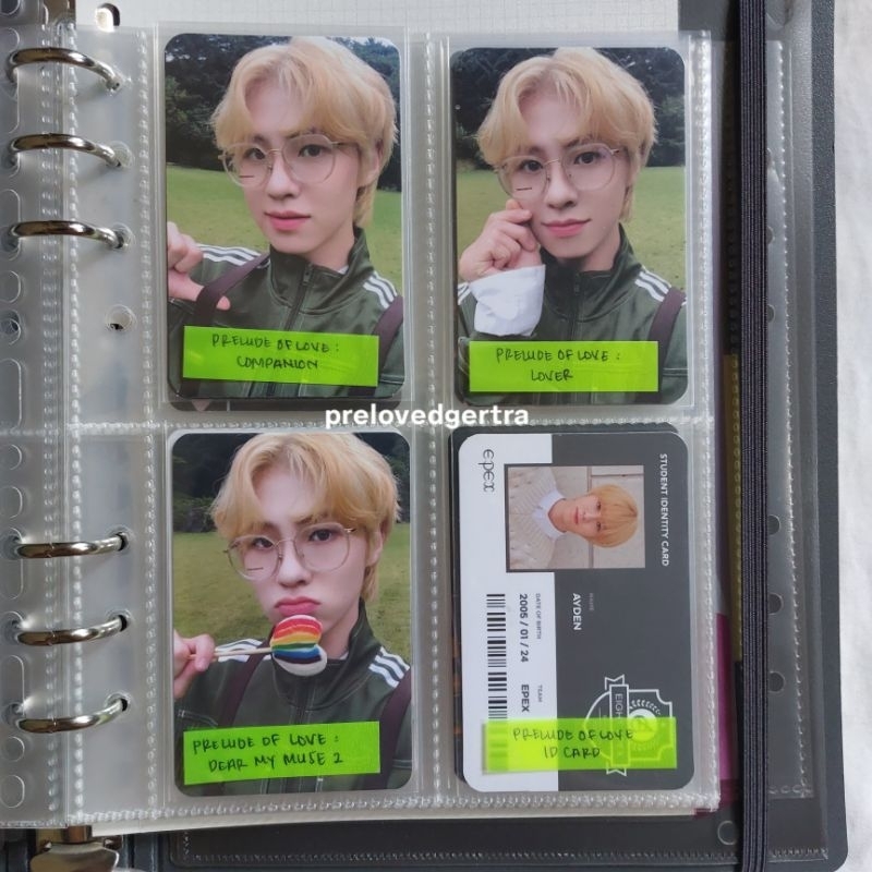 [CLEARANCE SALE‼️] pc photocard ayden epex kwon yejun