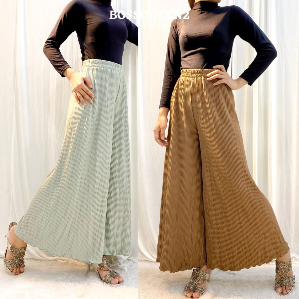 KULOT WANITA PLISKET LIDI PREMIUM JUMBO / KULOT LIDI PREMIUM PLISKET JUMBO