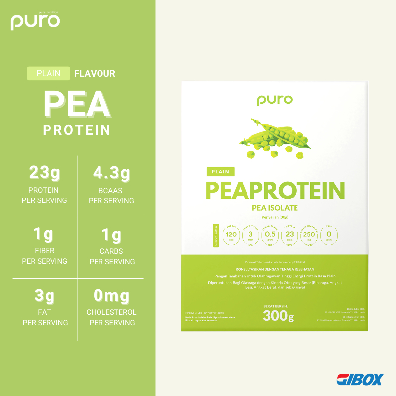 

PURO VEGA-PRO Pea Protein Isolate 1.2kg