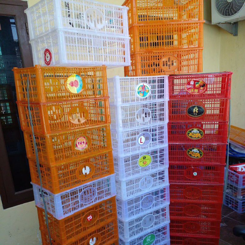 KERANJANG BOX KOTAK BUAH BEKAS SUDAH BERSIH