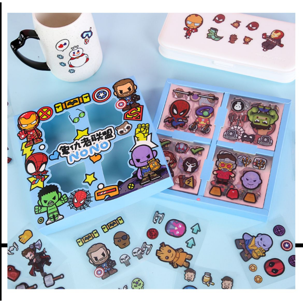 

STIKER NONO SUPER HERO ISI 100 PCS KEREN