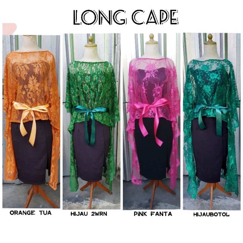 LONG CAPE BROKAT