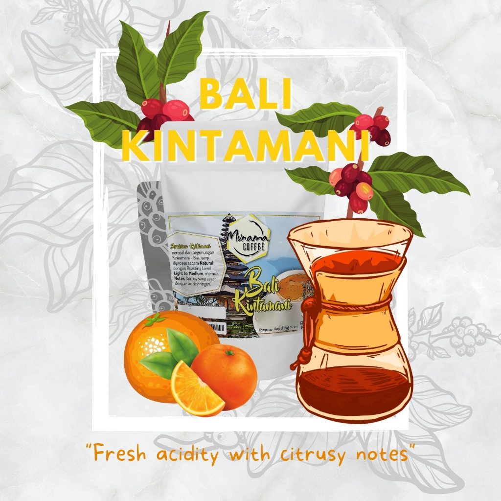 

Kopi Bubuk / Roasted Beans Single Origin Coffee Arabica Bali Kintamani