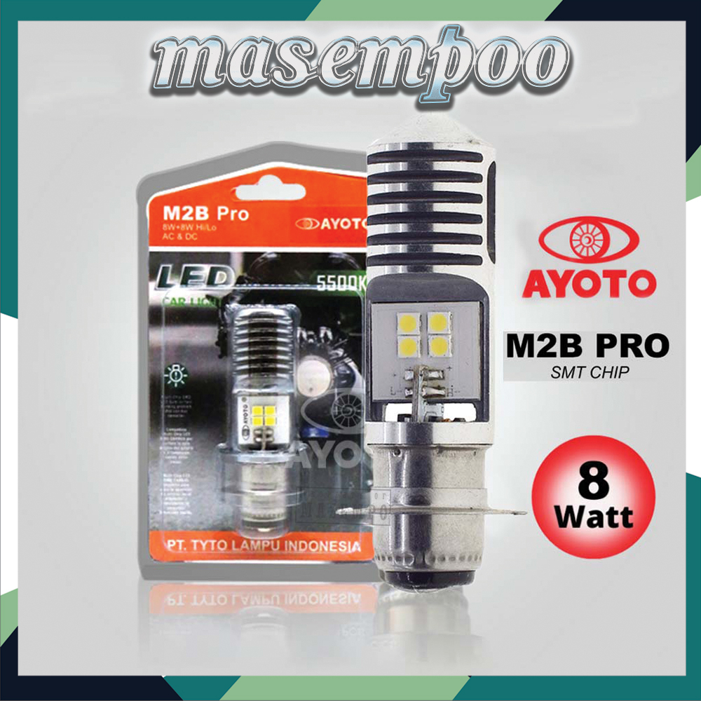 Lampu LED Motor AYOTO M2B Pro AC DC HI LO