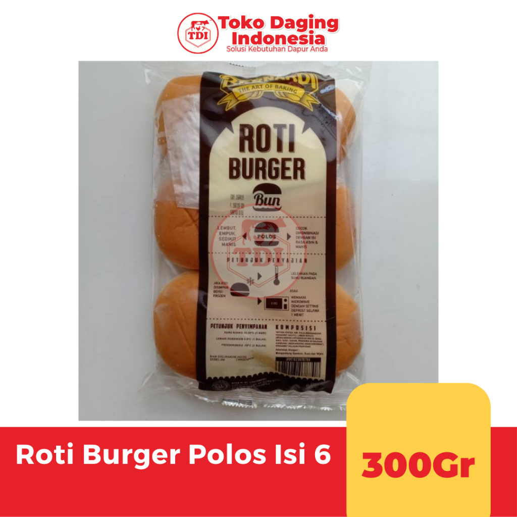 

Roti Burger Isi 6