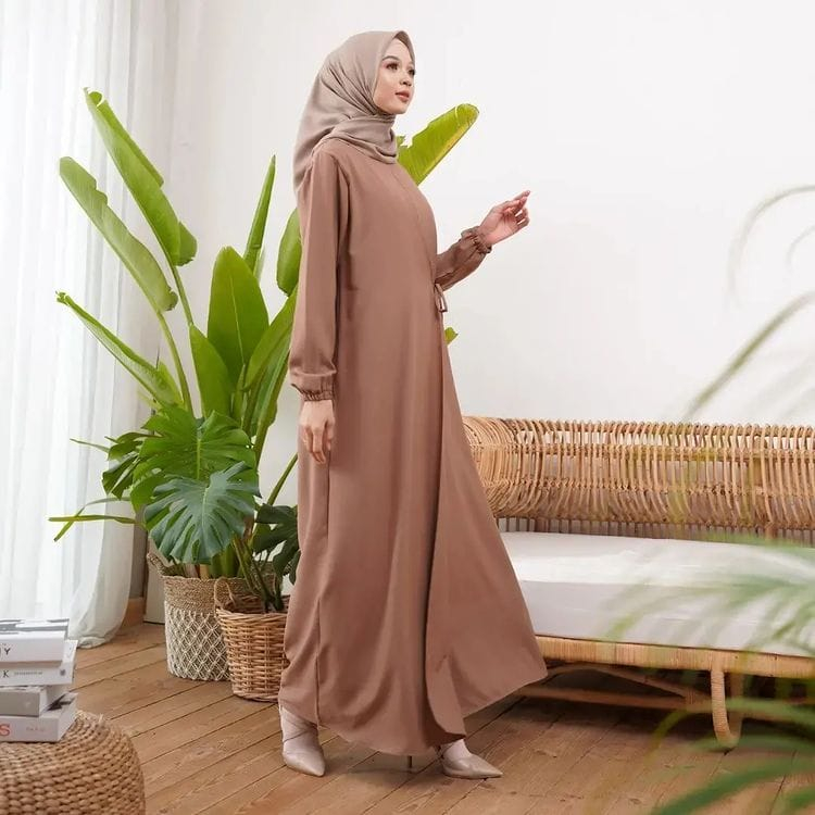 Gamis Wanita Polos simple size M-L-XL-2XL Terbaru 2023 / Dress Kondangan Tali Muslim Dewasa Termurah / Gamis Busui Syar'i Jumbo Lebaran Terlaris / Baju Muslim Modern Best Seller Kekinian / Asyifa Fashion Muslim Elegan