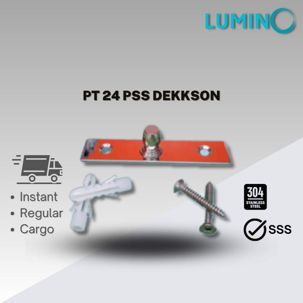 Dekkson PT 24 PSS / Patch Fitting / Jepitan Pintu Kaca