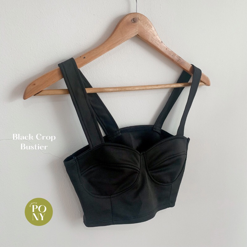 Crop Bustier • ponycloset • preloved
