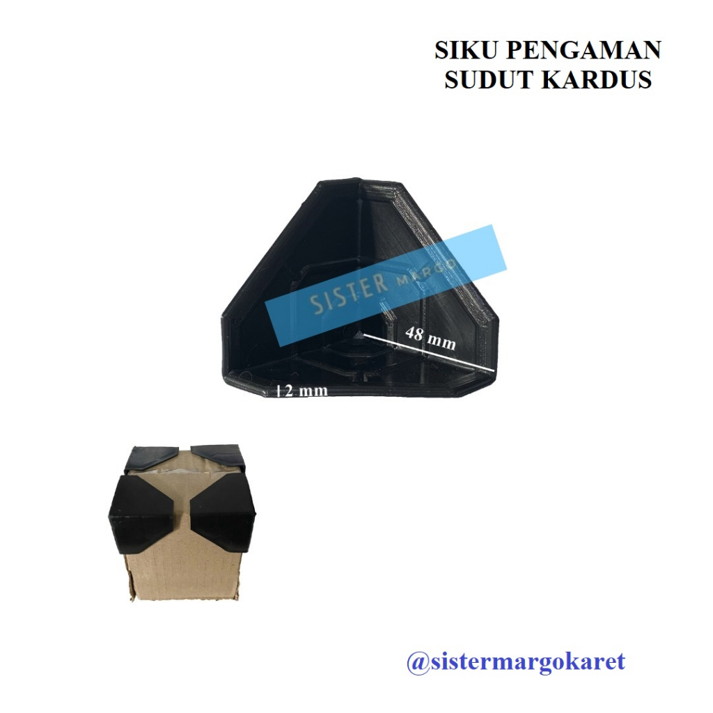 Plastik Siku Pelindung Sudut Kardus Packing Paket - Isi 8 Pcs