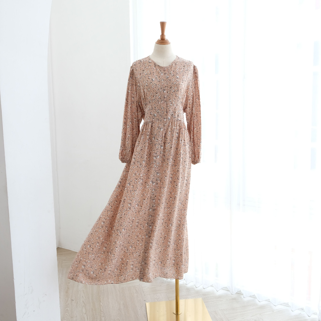 Ladybydiana REBECCA HOMEYDRESS Maxi Dress Long Sleeve