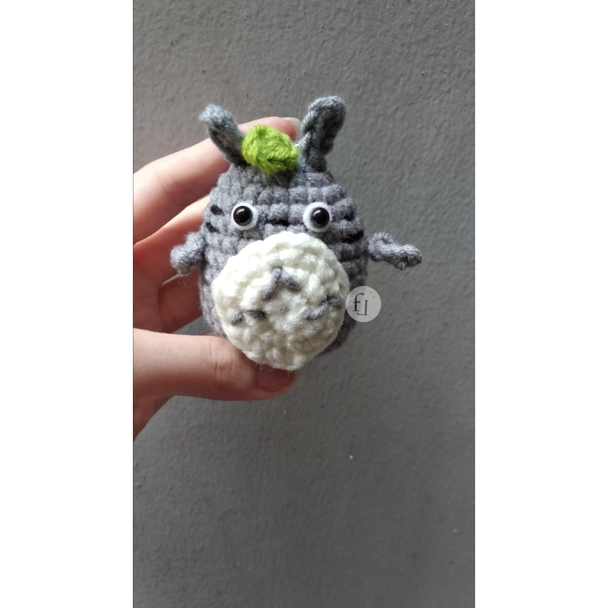 Gantungan Kunci Totoro | Totoro Keychain | Gantungan Kunci Rajut