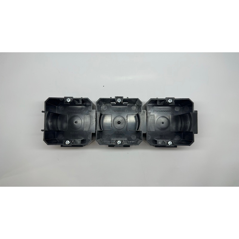 Inbowdus Panasonic 3 Gang / Imbodus Panasonic 3 gang / Dudukan Mangkok Saklar 3 Gang / Gandeng 3 Man