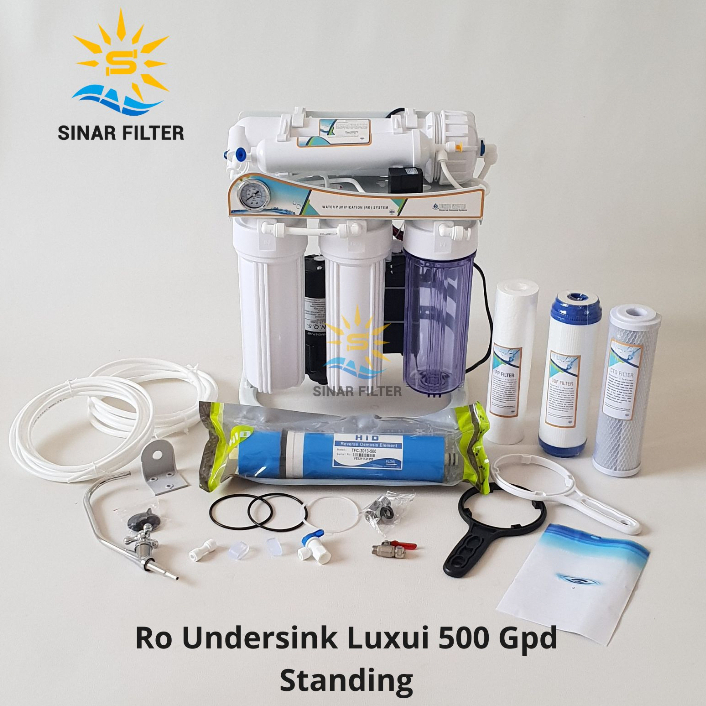 Mesin RO 500 GPD /Reverse Osmosis 500 GPD/RO Undersink 500 GPd Luxui