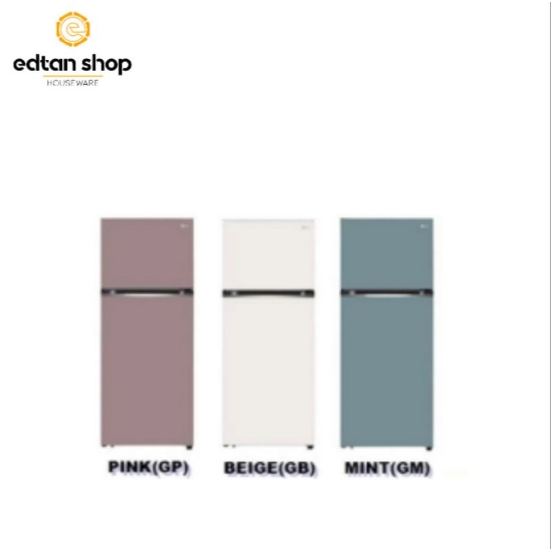 Kulkas 2 Pintu LG GN-B392PQGP / PQGB / PQGM 432Liter Inverter new 2023