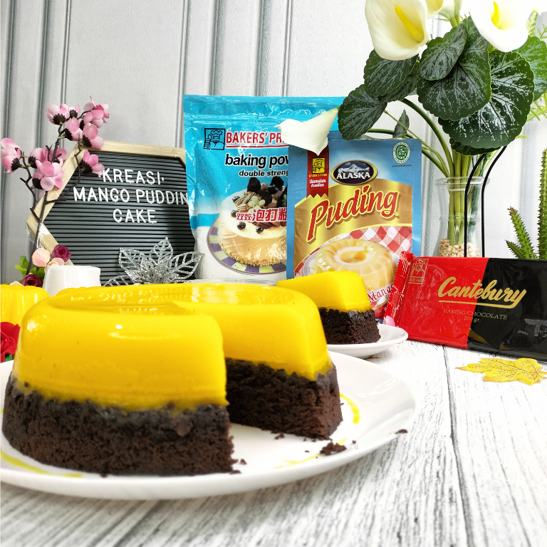 

Pudding Alaska lengkap dengan vla mix varian rasa kemasan 500 gram