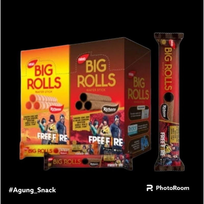 

Nabati Big Rolls Richeese & Richoco | 1 Box Isi 20 Bungkus @ 16 Gram