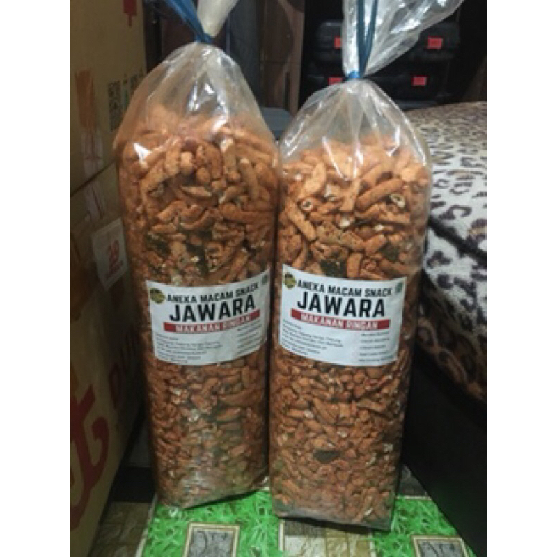 

Basreng Jawara jeruk purut isi berat 2kg pedas dan Ori