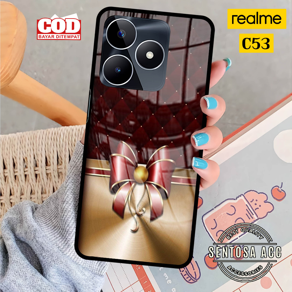 Softcase Glass Kaca REALME C53 - Casing HP REALME C53 [ S23 ].