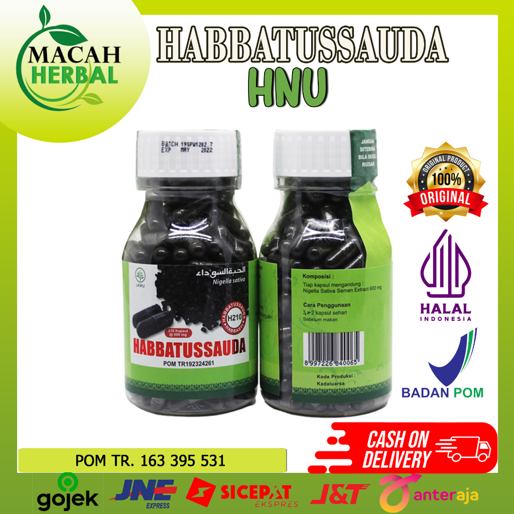 

MACAH HERBAL - HABBATUSSAUDA HERBAL NIAGA UTAMA HNU / HABATUSAUDA SERBUK 210KPSL - 120KPSL